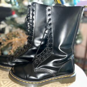 Dr. Martens Black Leather Boots